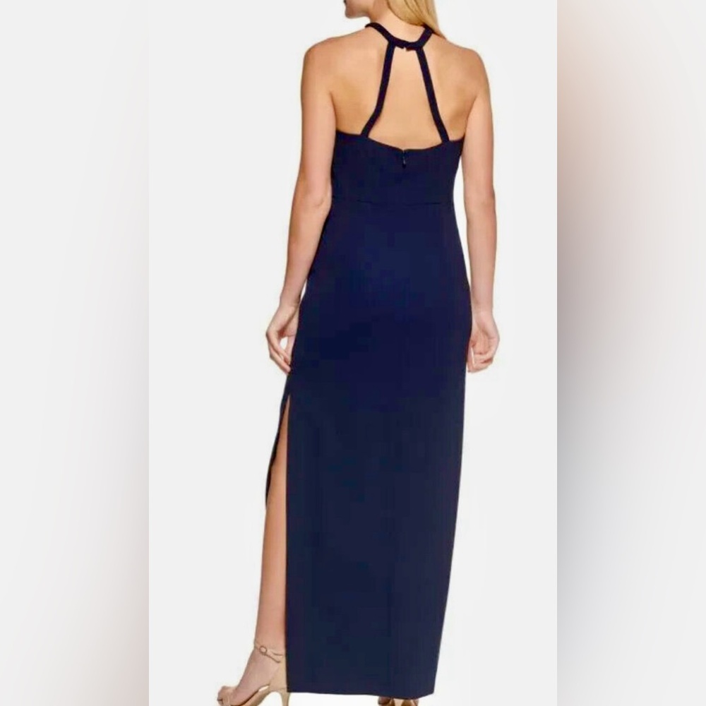 NWT Vince Camuto Beaded Neck Halter Dress - Picture 8 of 8